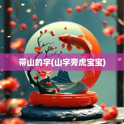 带山的字(山字旁虎宝宝)