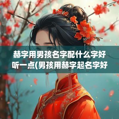 赫字用男孩名字配什么字好听一点(男孩用赫字起名字好吗)