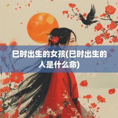 巳时出生的女孩(巳时出生的人是什么命)