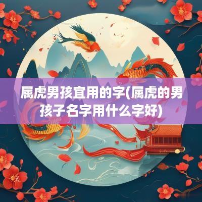 属虎男孩宜用的字(属虎的男孩子名字用什么字好)