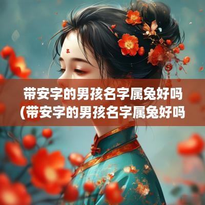 带安字的男孩名字属兔好吗(带安字的男孩名字属兔好吗怎么取)