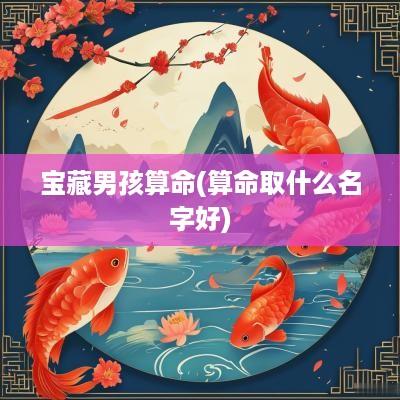 宝藏男孩算命(算命取什么名字好)