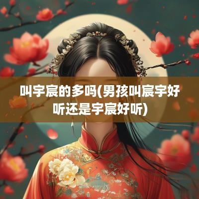 叫宇宸的多吗(男孩叫宸宇好听还是宇宸好听)