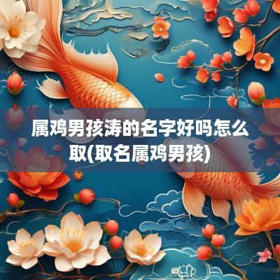 属鸡男孩涛的名字好吗怎么取(取名属鸡男孩)