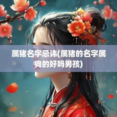 属猪名字忌讳(属猪的名字属狗的好吗男孩)