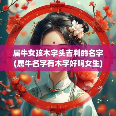 属牛女孩木字头吉利的名字(属牛名字有木字好吗女生)