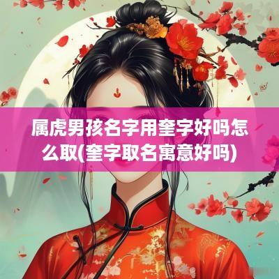 属虎男孩名字用奎字好吗怎么取(奎字取名寓意好吗)