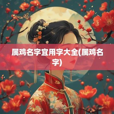 属鸡名字宜用字大全(属鸡名字)