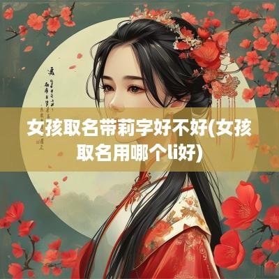 女孩取名带莉字好不好(女孩取名用哪个li好)