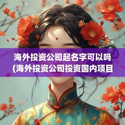 海外投资公司起名字可以吗(海外投资公司投资国内项目)