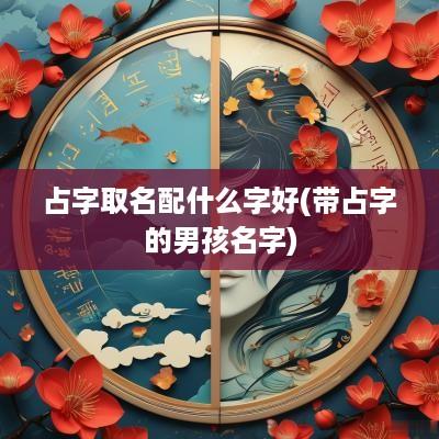 占字取名配什么字好(带占字的男孩名字)