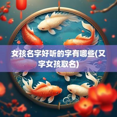 女孩名字好听的字有哪些(又字女孩取名)