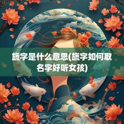 旒字是什么意思(旒字如何取名字好听女孩)