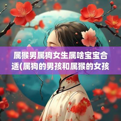 属猴男属狗女生属啥宝宝合适(属狗的男孩和属猴的女孩属相和吗)