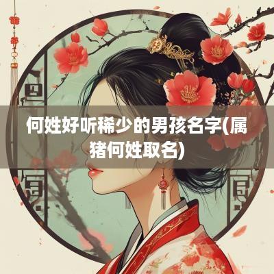 何姓好听稀少的男孩名字(属猪何姓取名)