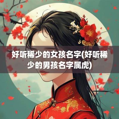 好听稀少的女孩名字(好听稀少的男孩名字属虎)