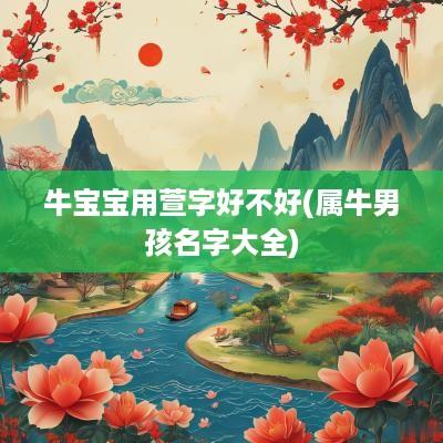 牛宝宝用萱字好不好(属牛男孩名字大全)