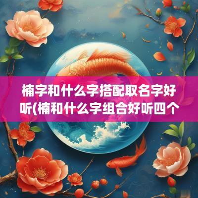 楠字和什么字搭配取名字好听(楠和什么字组合好听四个字)