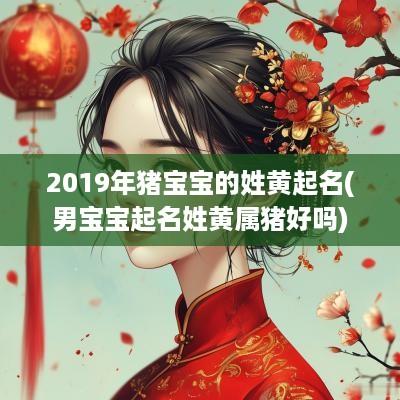 2019年猪宝宝的姓黄起名(男宝宝起名姓黄属猪好吗)