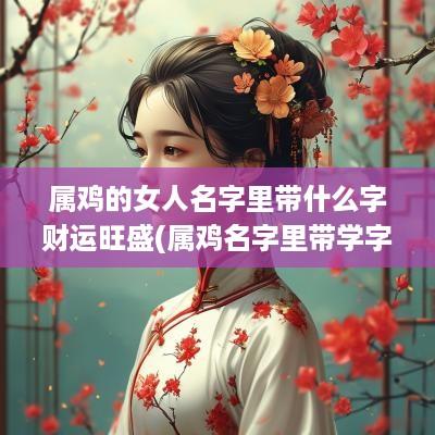 属鸡的女人名字里带什么字财运旺盛(属鸡名字里带学字好吗女孩)