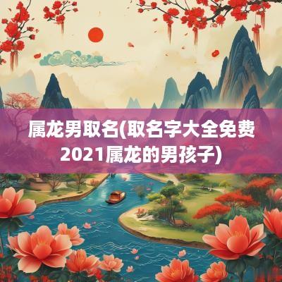 属龙男取名(取名字大全免费2025属龙的男孩子)