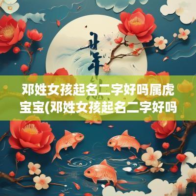邓姓女孩起名二字好吗属虎宝宝(邓姓女孩起名二字好吗属虎男孩)
