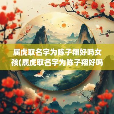 属虎取名字为陈子翔好吗女孩(属虎取名字为陈子翔好吗)