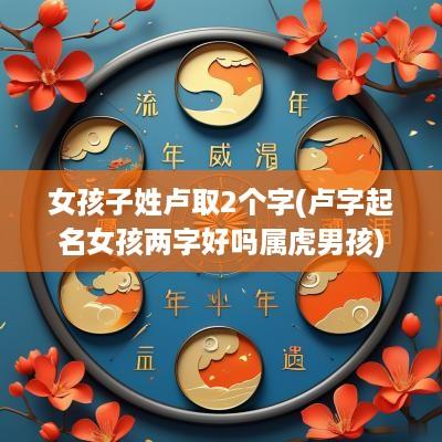 女孩子姓卢取2个字(卢字起名女孩两字好吗属虎男孩)