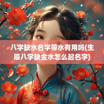 八字缺水名字带水有用吗(生辰八字缺金水怎么起名字)
