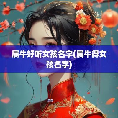 属牛好听女孩名字(属牛得女孩名字)