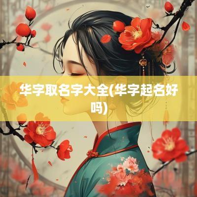 华字取名字大全(华字起名好吗)