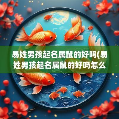 易姓男孩起名属鼠的好吗(易姓男孩起名属鼠的好吗怎么取)