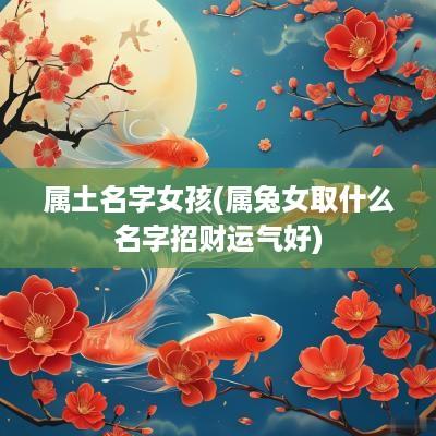 属土名字女孩(属兔女取什么名字招财运气好)