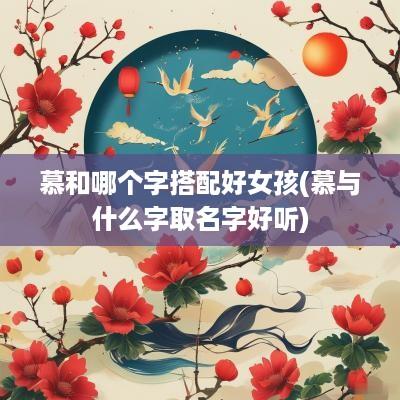慕和哪个字搭配好女孩(慕与什么字取名字好听)
