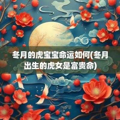冬月的虎宝宝命运如何(冬月出生的虎女是富贵命)