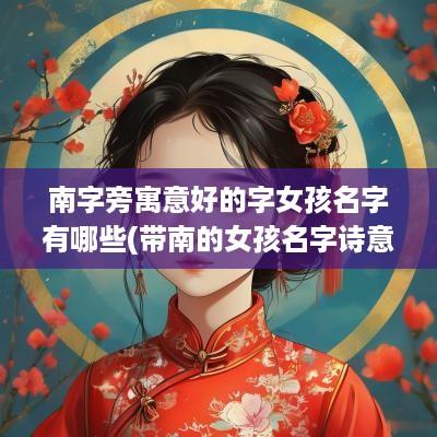 南字旁寓意好的字女孩名字有哪些(带南的女孩名字诗意)