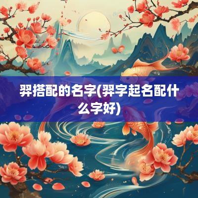 羿搭配的名字(羿字起名配什么字好)
