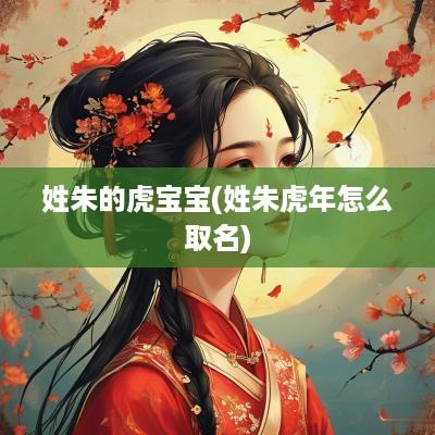 姓朱的虎宝宝(姓朱蛇年怎么取名)