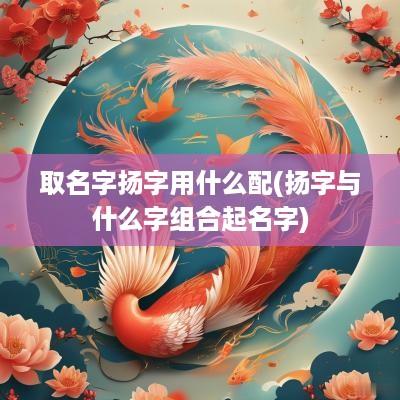 取名字扬字用什么配(扬字与什么字组合起名字)