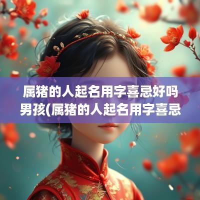 属猪的人起名用字喜忌好吗男孩(属猪的人起名用字喜忌好吗)