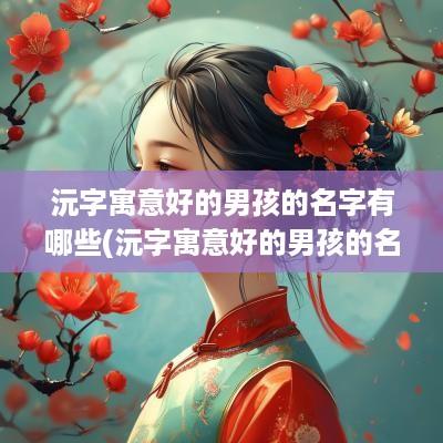 沅字寓意好的男孩的名字有哪些(沅字寓意好的男孩的名字大全)