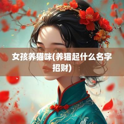 女孩养猫咪(养猫起什么名字招财)