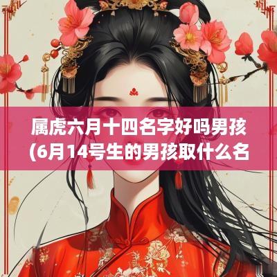 属虎六月十四名字好吗男孩(6月14号生的男孩取什么名字)