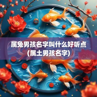 属兔男孩名字叫什么好听点(属土男孩名字)