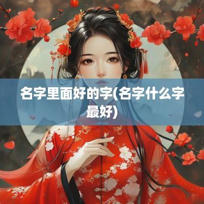 名字里面好的字(名字什么字最好)