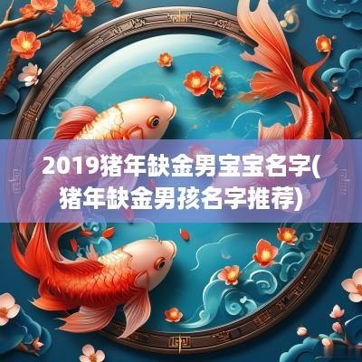 2019猪年缺金男宝宝名字(猪年缺金男孩名字推荐)