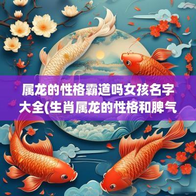 属龙的性格霸道吗女孩名字大全(生肖属龙的性格和脾气女孩)