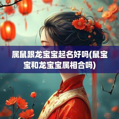 属鼠跟龙宝宝起名好吗(鼠宝宝和龙宝宝属相合吗)