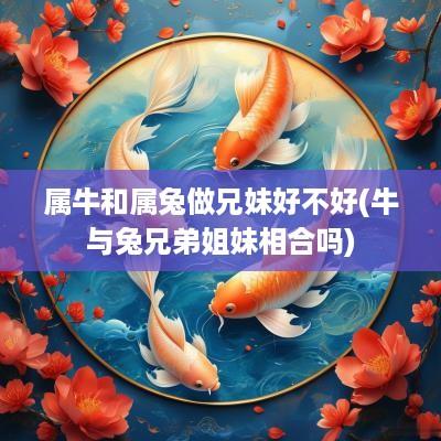 属牛和属兔做兄妹好不好(牛与兔兄弟姐妹相合吗)