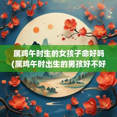 属鸡午时生的女孩子命好吗(属鸡午时出生的男孩好不好)